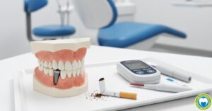 ایمپلنت دندان برای افراد دیابتی و سیگاری